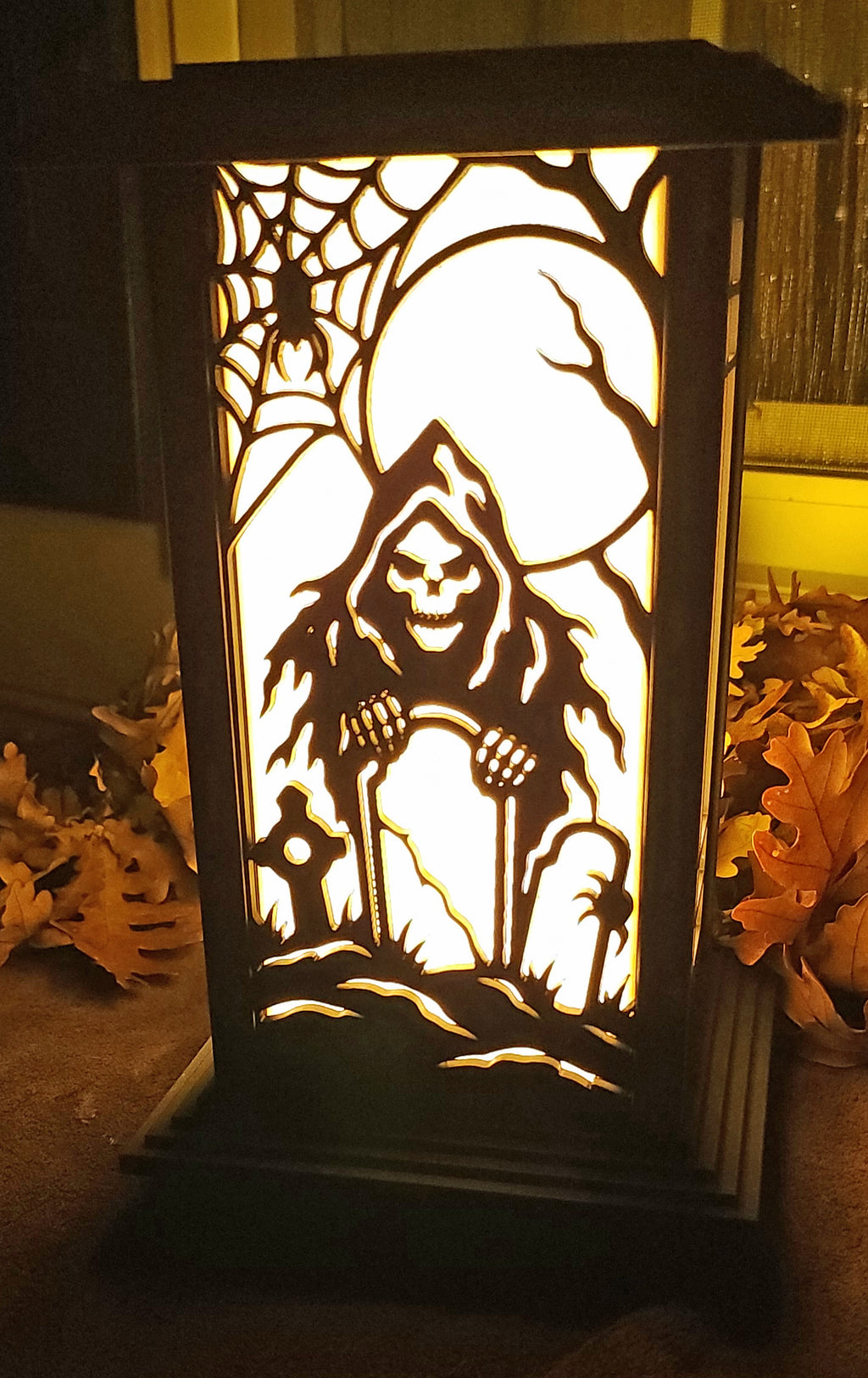 Graveyard Moonrise Kyoto lamp panel with standard white diffuser