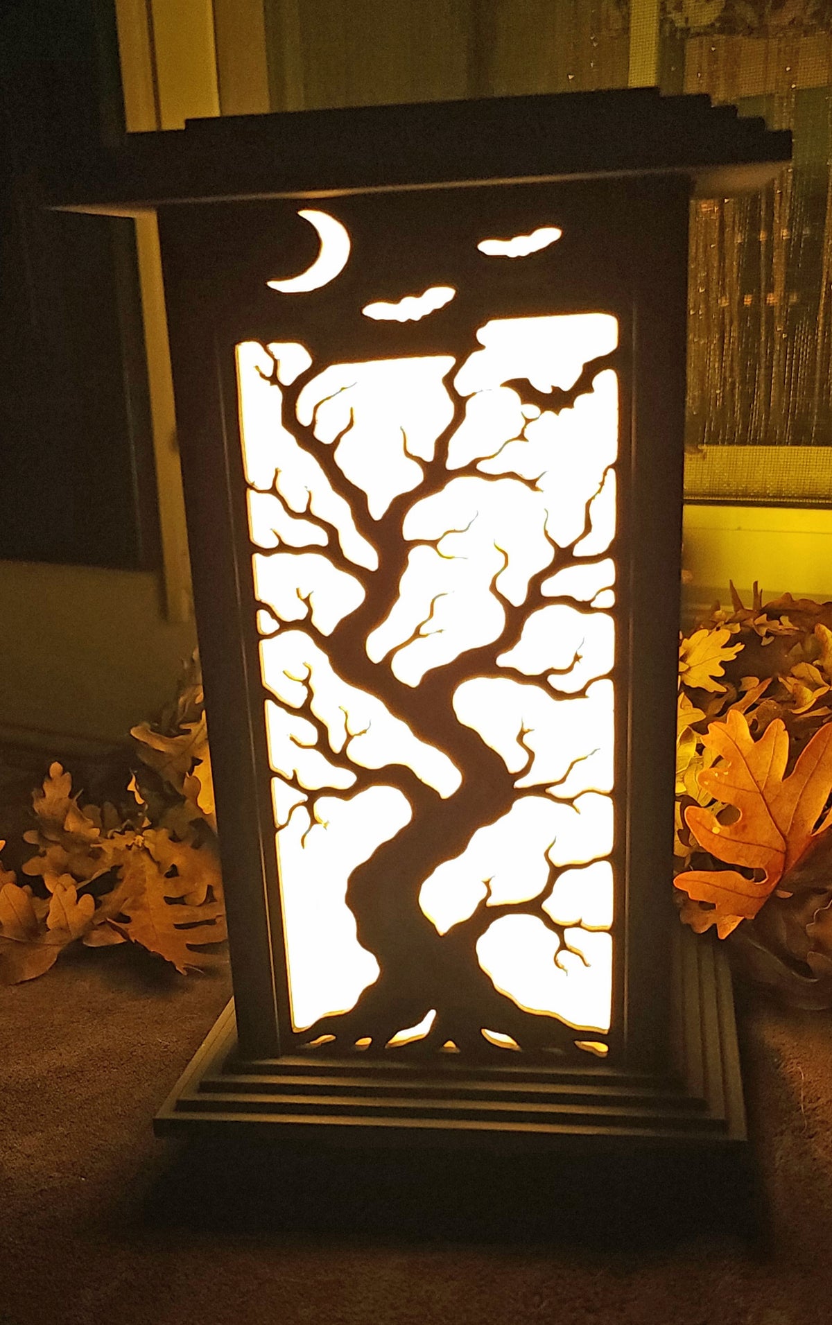 Kyoto After Dark Tree & Bats panel with standard white diffuser